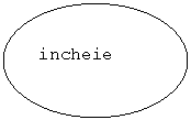 Oval:     incheie

    realizate
