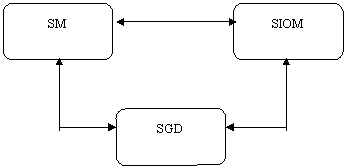 Rounded Rectangle: SIOM,Rounded Rectangle: SM,Rounded Rectangle: SGD