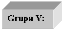 Text Box: Grupa V: