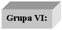 Text Box: Grupa VI: